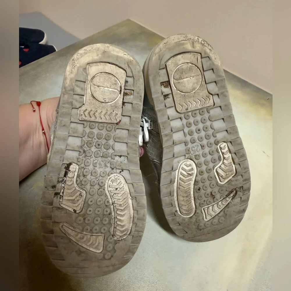 Lot two pairs Toddler shoes size 8